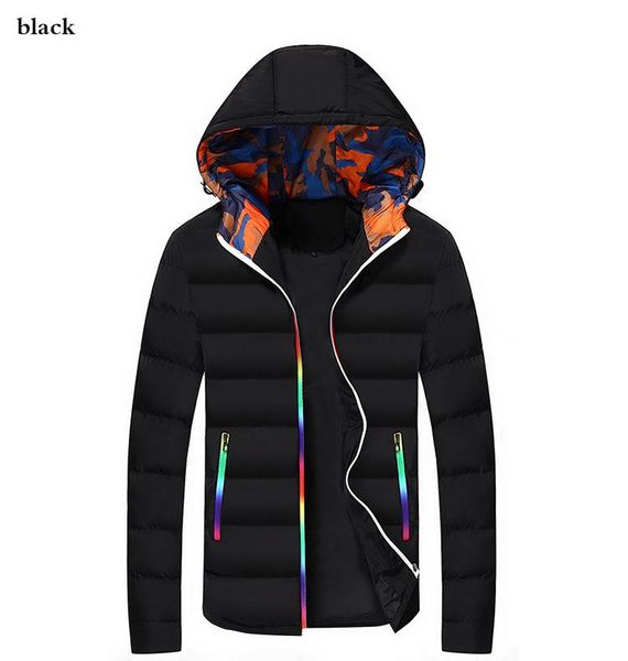 men's down jacket winter thick hooded solid color casual coats cotton suit bubble jacke designer clothes hoodie, Black
men's down jacket winter thick hooded solid color casual coats cotton suit bubble jacke designer clothes hoodie, Black