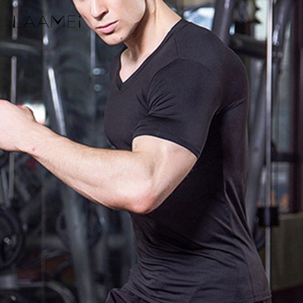 fitness casual v neck men t shirt summer 2018 short sleeve tshirt solid tees cotton undershirts, Black;blue
fitness casual v neck men t shirt summer 2018 short sleeve tshirt solid tees cotton undershirts, Black;blue