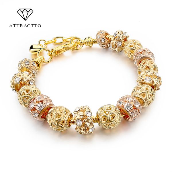 attractto 2020 gold charm bracelets for women diy beads crystal bracelets&bangles pulsera fashion jewelry bracelets sbr150325, Golden;silver
attractto 2020 gold charm bracelets for women diy beads crystal bracelets&bangles pulsera fashion jewelry bracelets sbr150325, Golden;silver