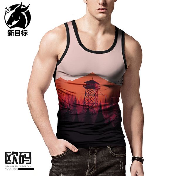large size vest 2019 summer men casual sunset glow scenery 3d printed sleeveless loose-fit 200 fat man's t-shirts, Black;blue
large size vest 2019 summer men casual sunset glow scenery 3d printed sleeveless loose-fit 200 fat man's t-shirts, Black;blue