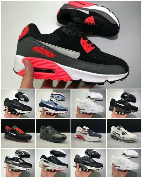 2020 men sneakers shoes classic 90 men and woman shoes sports trainer air cushion surface breathable sports shoes 36-45, Black
2020 men sneakers shoes classic 90 men and woman shoes sports trainer air cushion surface breathable sports shoes 36-45, Black