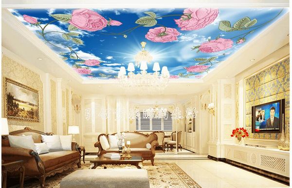3d ceiling murals wallpaper custom p rose, blue sky, white clouds painting home decor living room 3d wall murals wallpaper for walls 3 d
3d ceiling murals wallpaper custom p rose, blue sky, white clouds painting home decor living room 3d wall murals wallpaper for walls 3 d