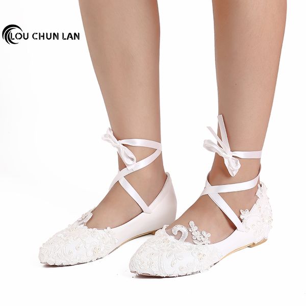 women shoes flats wedding shoes party large size 41-47 pearl rhinestone beaded anklet lace-up white bridesmaid, Black
women shoes flats wedding shoes party large size 41-47 pearl rhinestone beaded anklet lace-up white bridesmaid, Black