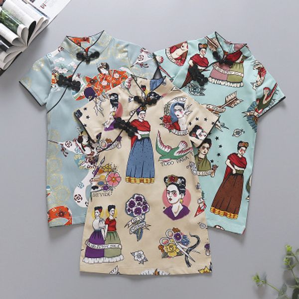 3-9 лет дети cheongsam новое лето ретро моды комфортабельные всемерную китайский стиль маленькая девочка девочка cheongsam платье, Red;yellow
3-9 лет дети cheongsam новое лето ретро моды комфортабельные всемерную китайский стиль маленькая девочка девочка cheongsam платье, Red;yellow