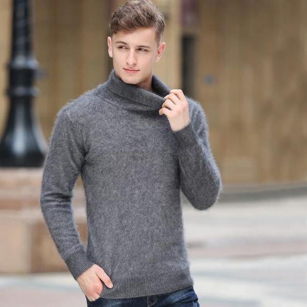 sweater men turtleneck mink cashmere pullover mens jumper natural cashmere factory low discount korean style tsr592, White;black
sweater men turtleneck mink cashmere pullover mens jumper natural cashmere factory low discount korean style tsr592, White;black
