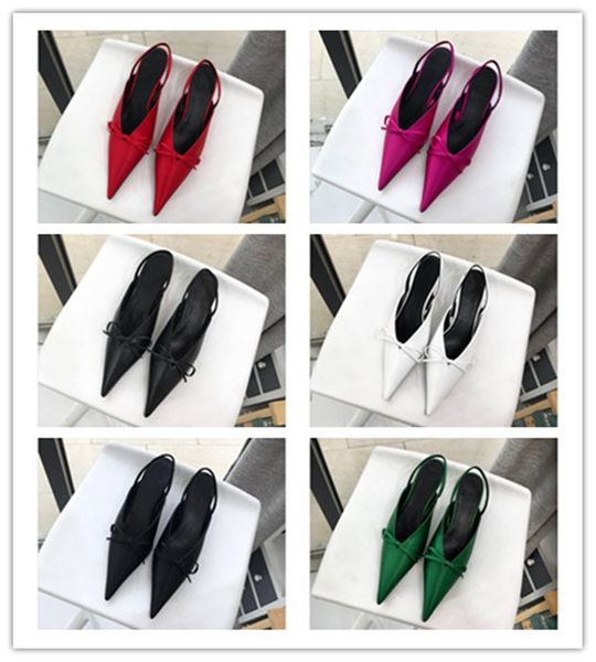 2019 designer women slingback mules pointed toe satin material thin heel sexy pumps comfortable with box size 34-40
2019 designer women slingback mules pointed toe satin material thin heel sexy pumps comfortable with box size 34-40