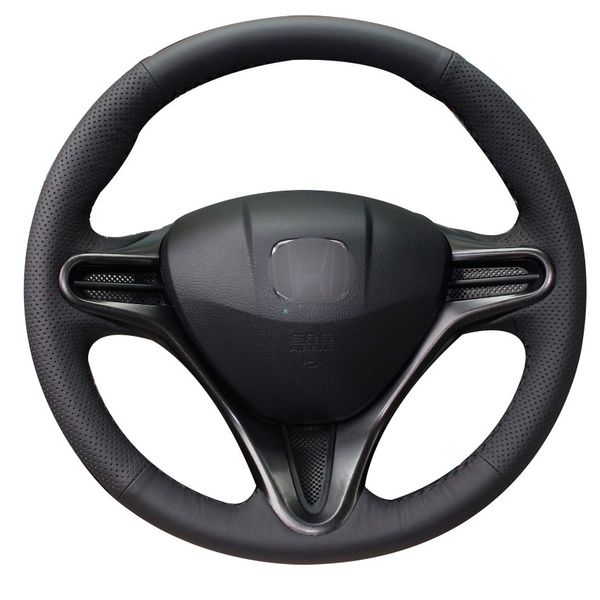 black natural leather car steering wheel cover for honda civic civic 8 2006-2009 (3-spoke)
black natural leather car steering wheel cover for honda civic civic 8 2006-2009 (3-spoke)