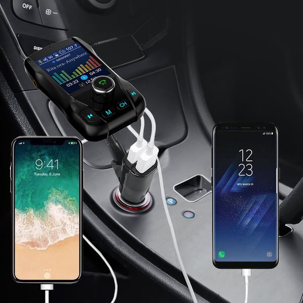 new 1.8 inch color screen fm transmitter wireless bluetooth handscar mp3 with 5v 3.1a dual usb charge rotatable car kit
new 1.8 inch color screen fm transmitter wireless bluetooth handscar mp3 with 5v 3.1a dual usb charge rotatable car kit