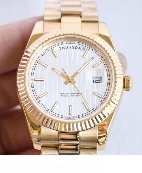 new mens watch 41mm automatic movement stainless steel watches men mechanical designer men's day date watches luxury wristwatches btime, Slivery;brown
new mens watch 41mm automatic movement stainless steel watches men mechanical designer men's day date watches luxury wristwatches btime, Slivery;brown