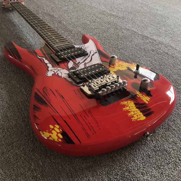 20th anniversary js20s signed joe satriani surfing w/ alien gloss red electric guitar floyd rose tremolo & locking nut, joesatriani inlay
20th anniversary js20s signed joe satriani surfing w/ alien gloss red electric guitar floyd rose tremolo & locking nut, joesatriani inlay