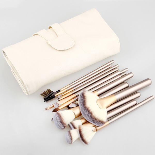 18pcs champagne gold makeup brushes set powder foundation concealer brush eyeshadow make up brush professional cosmetic brush with bag
18pcs champagne gold makeup brushes set powder foundation concealer brush eyeshadow make up brush professional cosmetic brush with bag