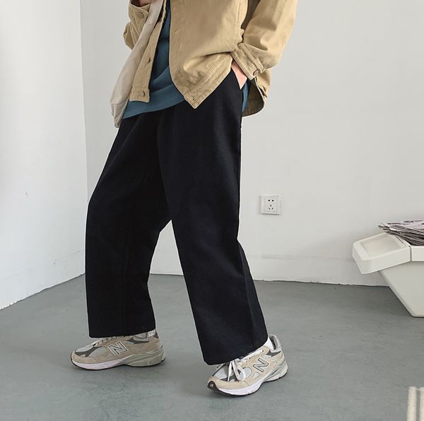 2020 spring and autumn new youth popular solid color straight pants fashion wild wide-leg casual pants black / brown m-xl
2020 spring and autumn new youth popular solid color straight pants fashion wild wide-leg casual pants black / brown m-xl