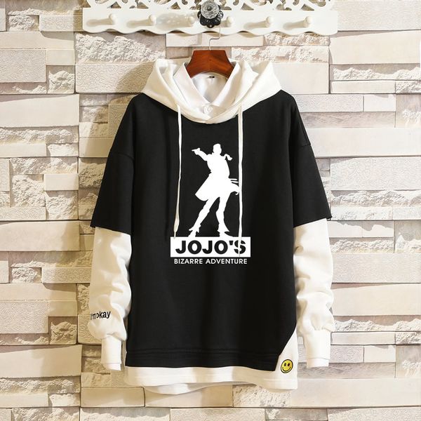jojo's bizarre adventure coat hoodies costume jacket fake two pieces sweatshirt, Black
jojo's bizarre adventure coat hoodies costume jacket fake two pieces sweatshirt, Black
