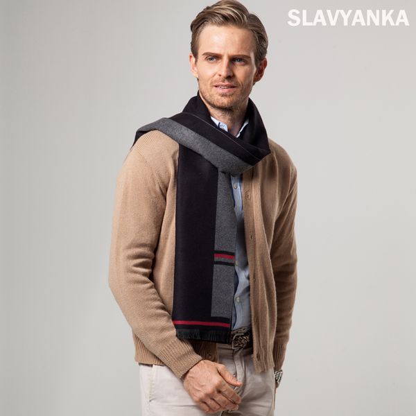 2018 autumn and winter new men's scarves casual cashmere plus cotton thick long warm scarf striped pattern collar, Blue;gray
2018 autumn and winter new men's scarves casual cashmere plus cotton thick long warm scarf striped pattern collar, Blue;gray