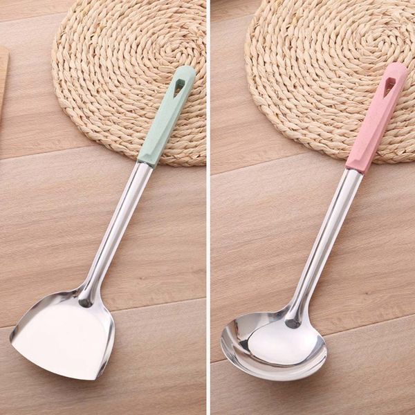 long handle soup ladle spoon turner wall hanging stainless steel spatula sauces spoon tableware kitchen cooking utensils tool
long handle soup ladle spoon turner wall hanging stainless steel spatula sauces spoon tableware kitchen cooking utensils tool