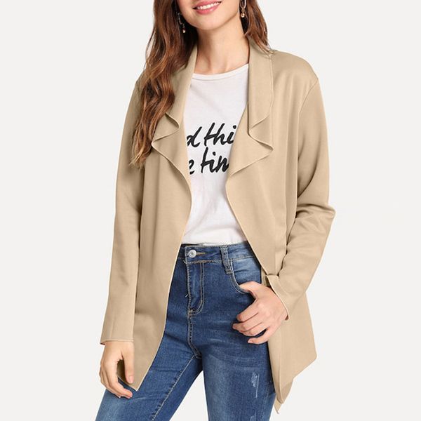 women coat plus size long sleeve fashion ruffle long sleeve belt irregular autumn coat manteau femme abrigos casaco feminino, Black;brown
women coat plus size long sleeve fashion ruffle long sleeve belt irregular autumn coat manteau femme abrigos casaco feminino, Black;brown