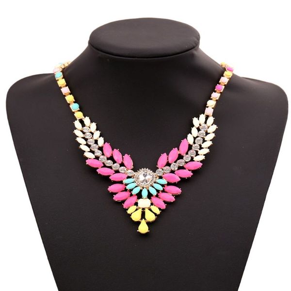 women bohemian colorful stone necklace jewelries rhinestone chain clothing accessories jewellery gift, Silver
women bohemian colorful stone necklace jewelries rhinestone chain clothing accessories jewellery gift, Silver