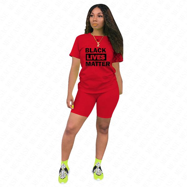 women designer summer tracksuit black lives matter letter printed 2 piece clothes set t shirt + biker shorts casual outfit sportswear d61902, White
women designer summer tracksuit black lives matter letter printed 2 piece clothes set t shirt + biker shorts casual outfit sportswear d61902, White