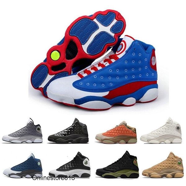 2020 13s captain america mens basketball shoes atmosphere grey cap and gown bred black cat 13 athletics sports designer shoes size 40-47
2020 13s captain america mens basketball shoes atmosphere grey cap and gown bred black cat 13 athletics sports designer shoes size 40-47