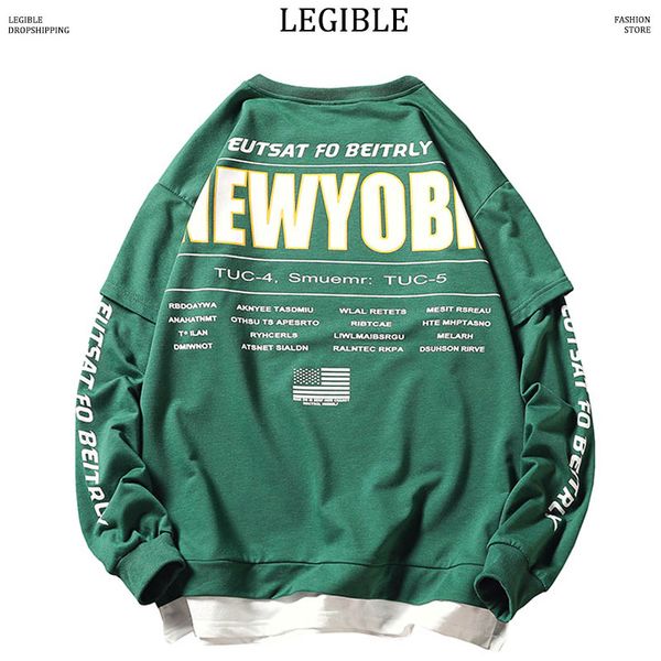 legible hip hop hoodies men 2019 mens harajuku fake two pieces sweatshirts male japanese streetwear loose men hoodies, Black
legible hip hop hoodies men 2019 mens harajuku fake two pieces sweatshirts male japanese streetwear loose men hoodies, Black