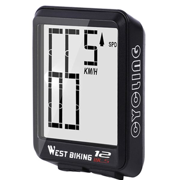 west biking wireless bicycle computer large digital bike computer odometer speedometer bike thermometer waterproof lcd backlight
west biking wireless bicycle computer large digital bike computer odometer speedometer bike thermometer waterproof lcd backlight
