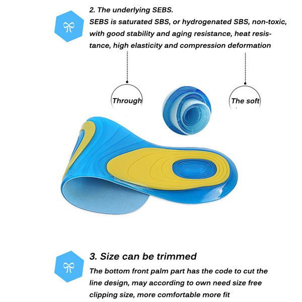 sports shoes mat comfortable soft durable outdoor sport camping hiking silicone gel insole absorb shock footbed shoes pad
sports shoes mat comfortable soft durable outdoor sport camping hiking silicone gel insole absorb shock footbed shoes pad