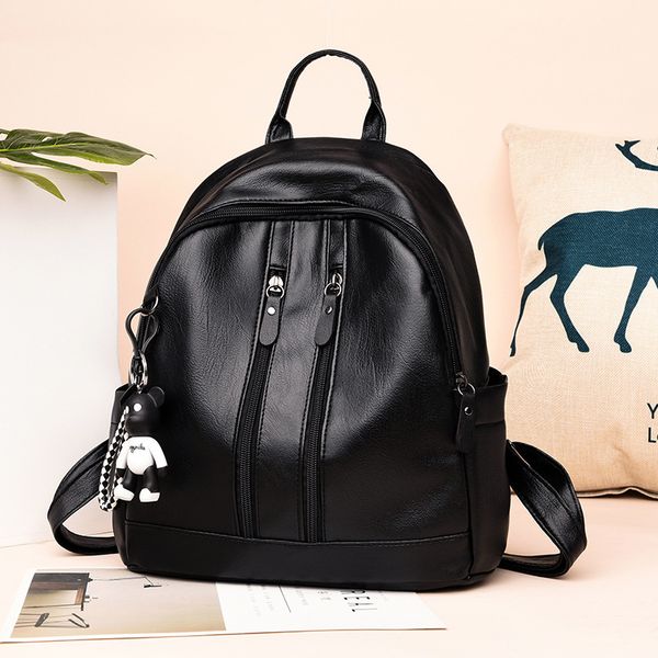 backpack women's new korean version of the trend of women's pu backpack fashion minimalist college wind travel tide
backpack women's new korean version of the trend of women's pu backpack fashion minimalist college wind travel tide