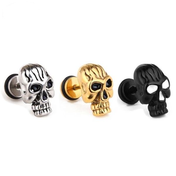 halloween gift stainless steel classical skull earring for women man punk hip hop skeleton titanium steel stud earring ing, Silver
halloween gift stainless steel classical skull earring for women man punk hip hop skeleton titanium steel stud earring ing, Silver
