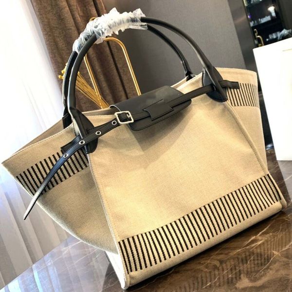 big designer handbag luxury designer shopping bag canvas stitching women's beach bag fashion ladies large capacity totes
big designer handbag luxury designer shopping bag canvas stitching women's beach bag fashion ladies large capacity totes