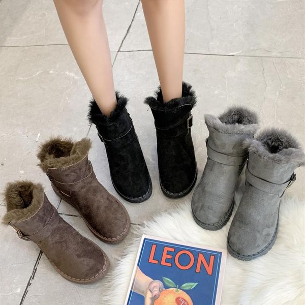 shoes winter boots with fur lace up luxury designer booties woman 2019 low heel australia boots-women round toe plush fashion, Black
shoes winter boots with fur lace up luxury designer booties woman 2019 low heel australia boots-women round toe plush fashion, Black