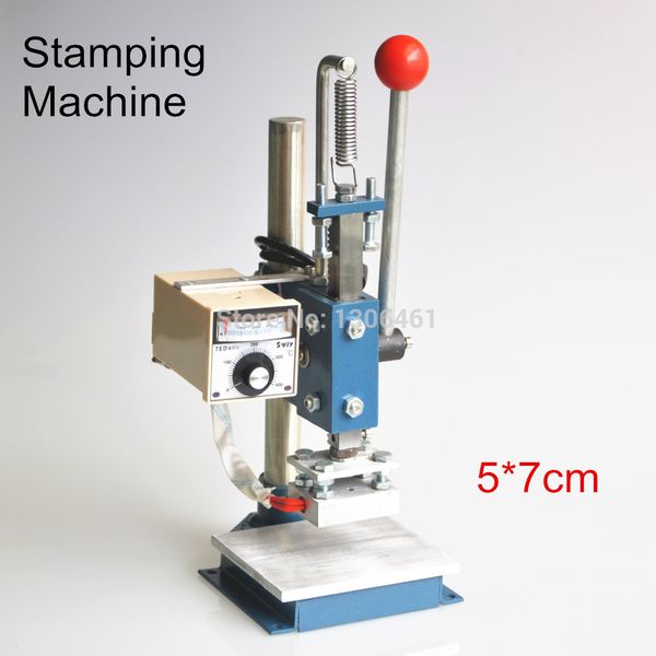 manual foil stamping machine 5x7cm foil printer leather embossing 220v/110v press machine
manual foil stamping machine 5x7cm foil printer leather embossing 220v/110v press machine