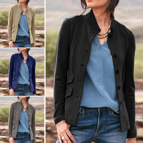 women's suits & blazers casual double breasted women jackets notched collar spring blazer jacket autumn female outerwear elegant ladies, White;black
women's suits & blazers casual double breasted women jackets notched collar spring blazer jacket autumn female outerwear elegant ladies, White;black