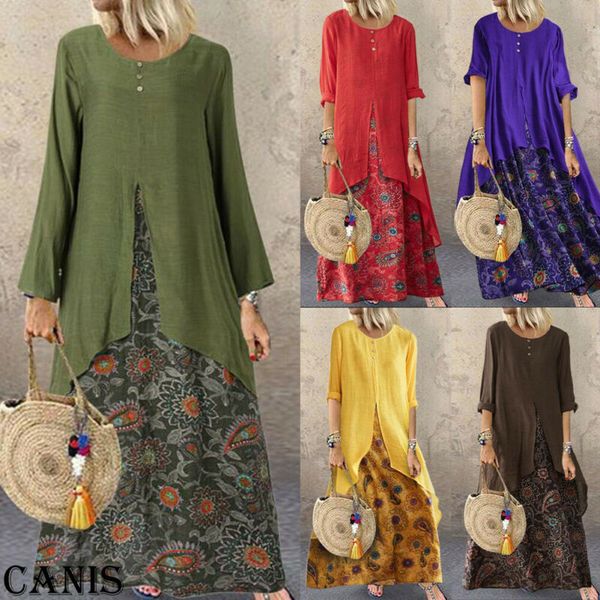 2020 selling elegant spring fashion women casual shirt dress long sleeve o- neck split floral long maxi dress, Black;gray
2020 selling elegant spring fashion women casual shirt dress long sleeve o- neck split floral long maxi dress, Black;gray