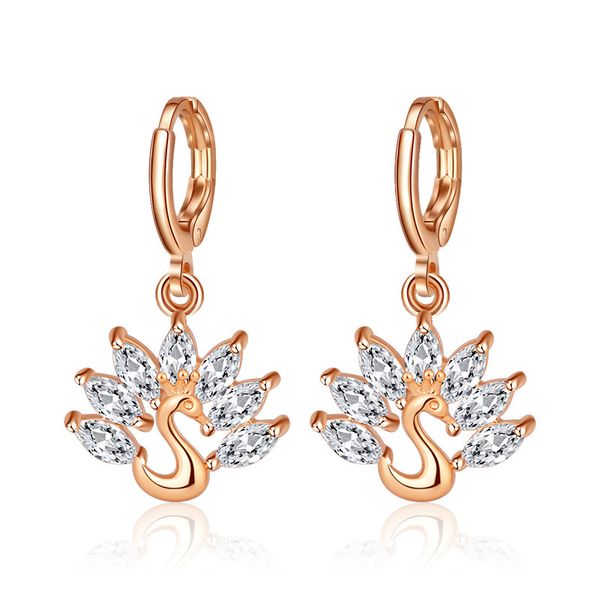 5 pairs /lot luxury white cubic zirconia crystal gems rose gold holiday gift party drop earrings, Silver
5 pairs /lot luxury white cubic zirconia crystal gems rose gold holiday gift party drop earrings, Silver