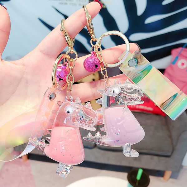 key chain cartoon floating liquid dinosaur transparent kids like girl boy gift colorful bag decoration accessory pendant buckle, Silver
key chain cartoon floating liquid dinosaur transparent kids like girl boy gift colorful bag decoration accessory pendant buckle, Silver