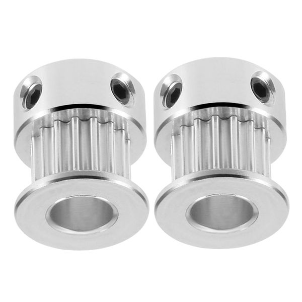 2pcs 16 teeth 5mm bore timing belt pulley wheel for 3d printer 
2pcs 16 teeth 5mm bore timing belt pulley wheel for 3d printer