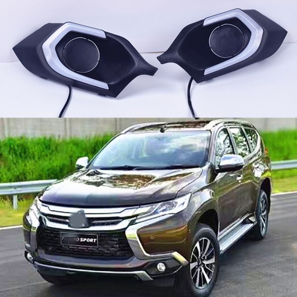2pcs car styling for mitsubishi pajero sport montero sport 2016+ led drl daytime driving running light daylight with turn signal
2pcs car styling for mitsubishi pajero sport montero sport 2016+ led drl daytime driving running light daylight with turn signal