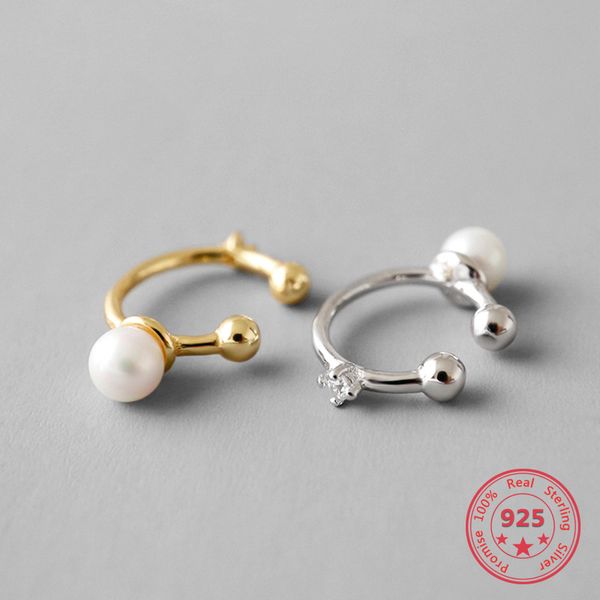 korean version 925 sterling silver pearl zircon earrings ear buckle women ear clip fashion jewelry girlfriend birthday gifts, Golden;silver 
korean version 925 sterling silver pearl zircon earrings ear buckle women ear clip fashion jewelry girlfriend birthday gifts, Golden;silver