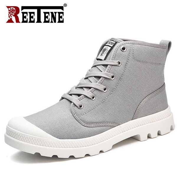 reetene 2018 new canvas men boots canvas ankle boots men fashion casual men's casual shoes 39-47, Black
reetene 2018 new canvas men boots canvas ankle boots men fashion casual men's casual shoes 39-47, Black