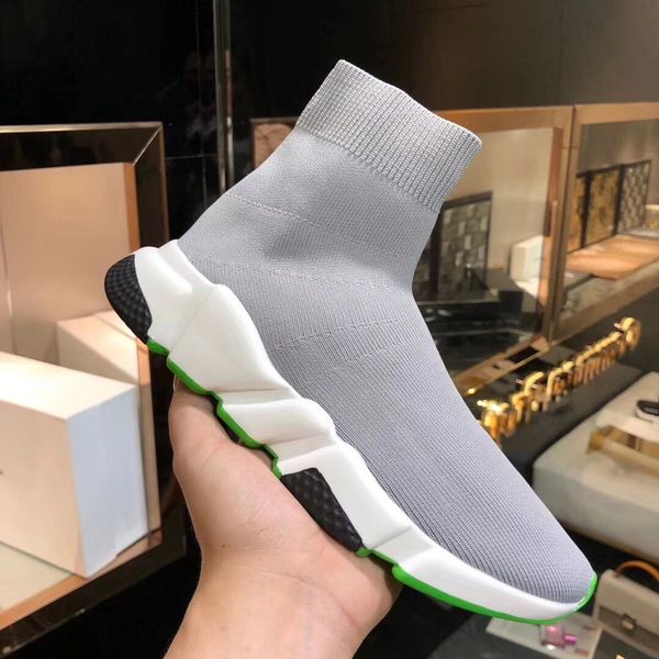 flat casual shoes men sock shoes women speed trainer sock sneaker couple slip-on fluorescence rubber sole high shoes, Black
flat casual shoes men sock shoes women speed trainer sock sneaker couple slip-on fluorescence rubber sole high shoes, Black