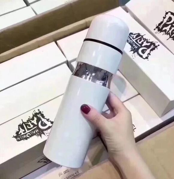gift elegant white thermal cup men women fashion accessories 500ml portable outdoor travel cup vip gift water cups with box, Silver
gift elegant white thermal cup men women fashion accessories 500ml portable outdoor travel cup vip gift water cups with box, Silver