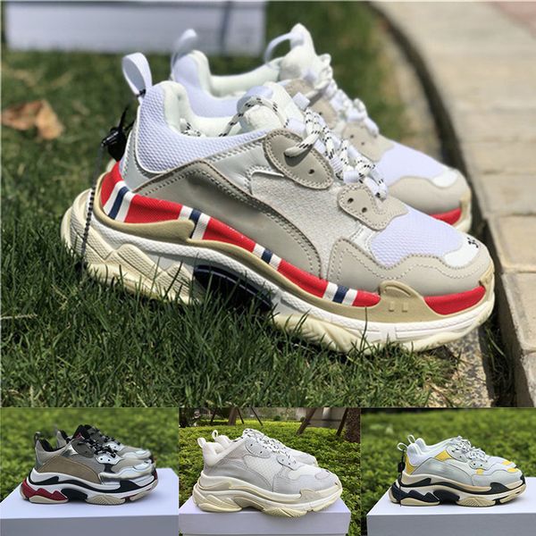 With Box Fashion Paris 2019 New Designer Shoes Mens Womens Luxury Triple S Sports Platform Sneakers Outdoor Casual Shoes Size 36-44
With Box Fashion Paris 2019 New Designer Shoes Mens Womens Luxury Triple S Sports Platform Sneakers Outdoor Casual Shoes Size 36-44