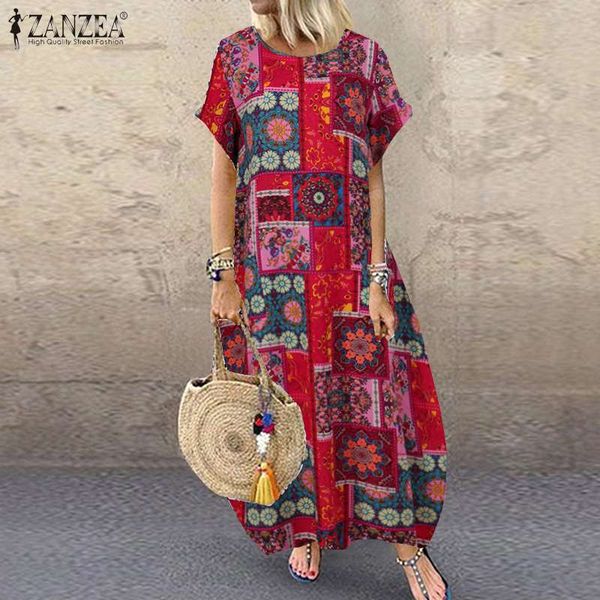 casual dresses 2021 summer short sleeve sundress zanzea vintage bohemian long dress women printed cotton linen beach party vestidos female r, Black;gray
casual dresses 2021 summer short sleeve sundress zanzea vintage bohemian long dress women printed cotton linen beach party vestidos female r, Black;gray