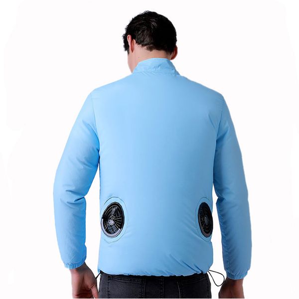 smart fan cooling jackets for men women summer air conditioning clothes cooling fishing hiking jacket lovers anti-uv skin coat, Blue;black
smart fan cooling jackets for men women summer air conditioning clothes cooling fishing hiking jacket lovers anti-uv skin coat, Blue;black
