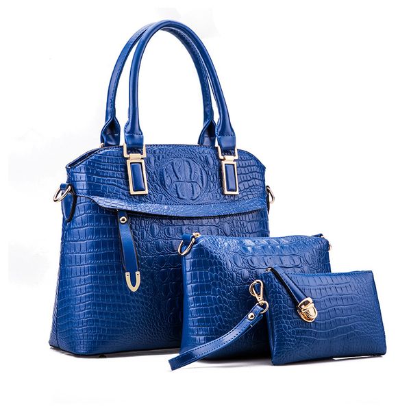 3 pcs women handbags new fashion alligator design pu leather lady shoulder bags female girl crossbody composite bag
3 pcs women handbags new fashion alligator design pu leather lady shoulder bags female girl crossbody composite bag