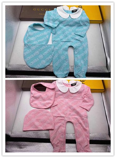 brand baby boys girls romper long sleeve cotton jumpsuit + hat + bib 3pcs/set toddler infant romper climbing clothes 3-18m
brand baby boys girls romper long sleeve cotton jumpsuit + hat + bib 3pcs/set toddler infant romper climbing clothes 3-18m