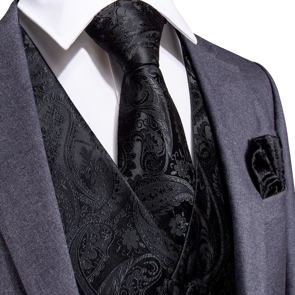 dibangu black paisley fashion wedding men 100% silk waistcoat vest ties pocket square cufflinks set for suit tuxedo mjtz-109, Black;white
dibangu black paisley fashion wedding men 100% silk waistcoat vest ties pocket square cufflinks set for suit tuxedo mjtz-109, Black;white