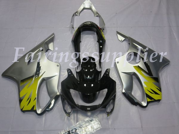 new (injection molding) abs fairing kits fit for honda cbr600 f4 1999 2000 cbr600 f4 99 00 fairings set silver yellow and black
new (injection molding) abs fairing kits fit for honda cbr600 f4 1999 2000 cbr600 f4 99 00 fairings set silver yellow and black
