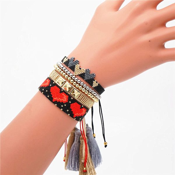 go2boho gold bracelet for women miyuki love pulseras mujer 2019 3d heart bracelets jewelry handmade weeding stainless steel bead, Golden;silver
go2boho gold bracelet for women miyuki love pulseras mujer 2019 3d heart bracelets jewelry handmade weeding stainless steel bead, Golden;silver