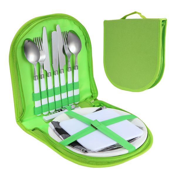 camping silverware kit cutlery organizer utensil picnic stainless steel plate spoon wine opener fork napkin hiking bbq travel
camping silverware kit cutlery organizer utensil picnic stainless steel plate spoon wine opener fork napkin hiking bbq travel